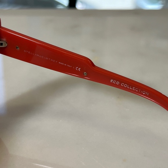 Stella McCartney Orange Cat Eye Sunglasses - Picture 5 of 6